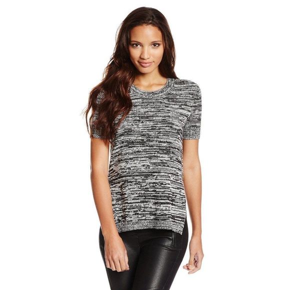 BCBGeneration Side Slit Pullover Sweater Grey - Picture 1 of 8